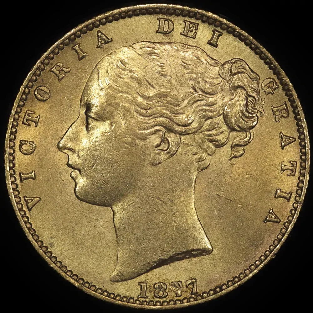 1877 Sydney Shield Sovereign good VF product image