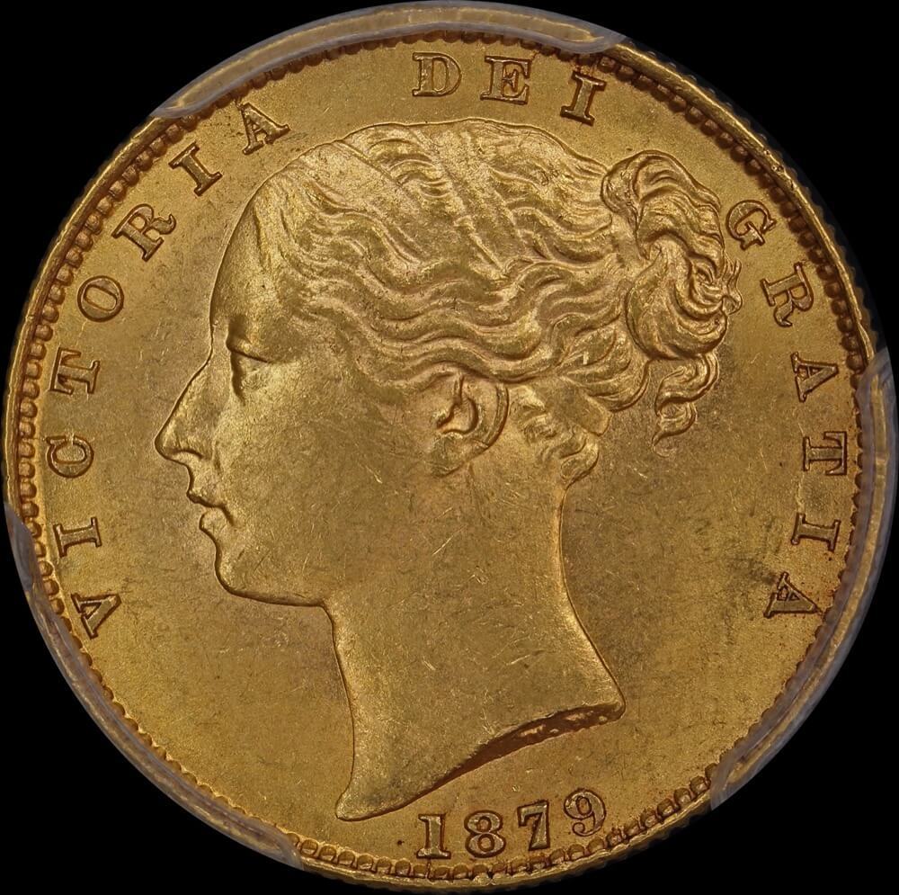 1879 Sydney Shield Sovereign Unc (PCGS MS62) product image