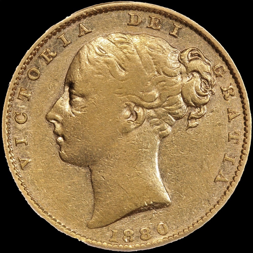 1880 Sydney Shield Sovereign Very Fine product image