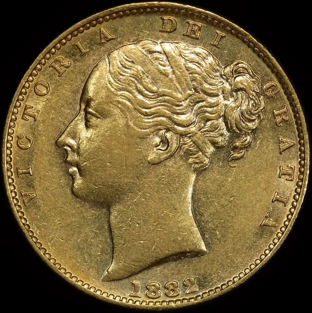 1882 Melbourne Shield Sovereign good VF product image