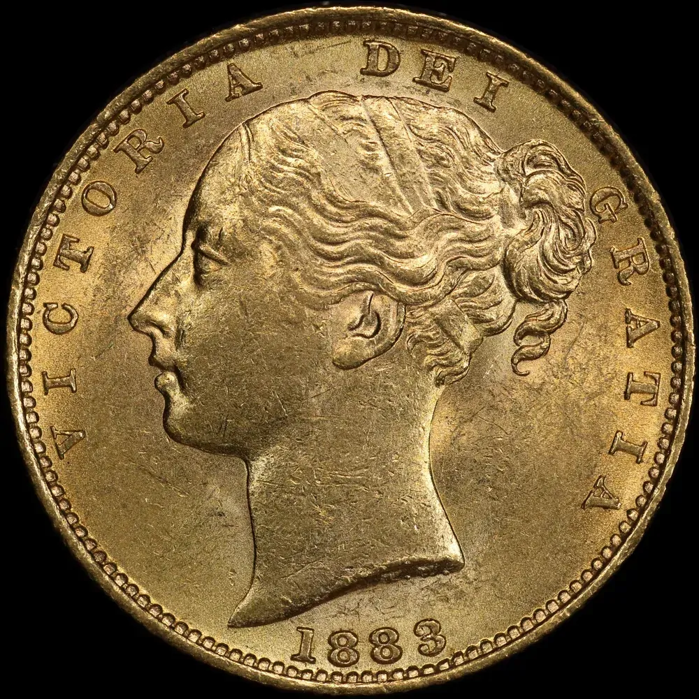 1883 Sydney Shield Sovereign good EF product image