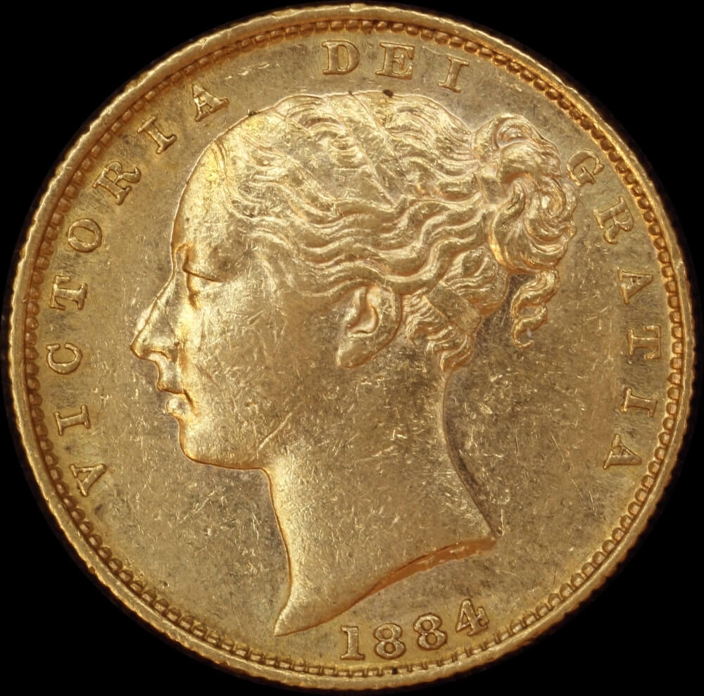 1884 Sydney Shield Sovereign good EF product image