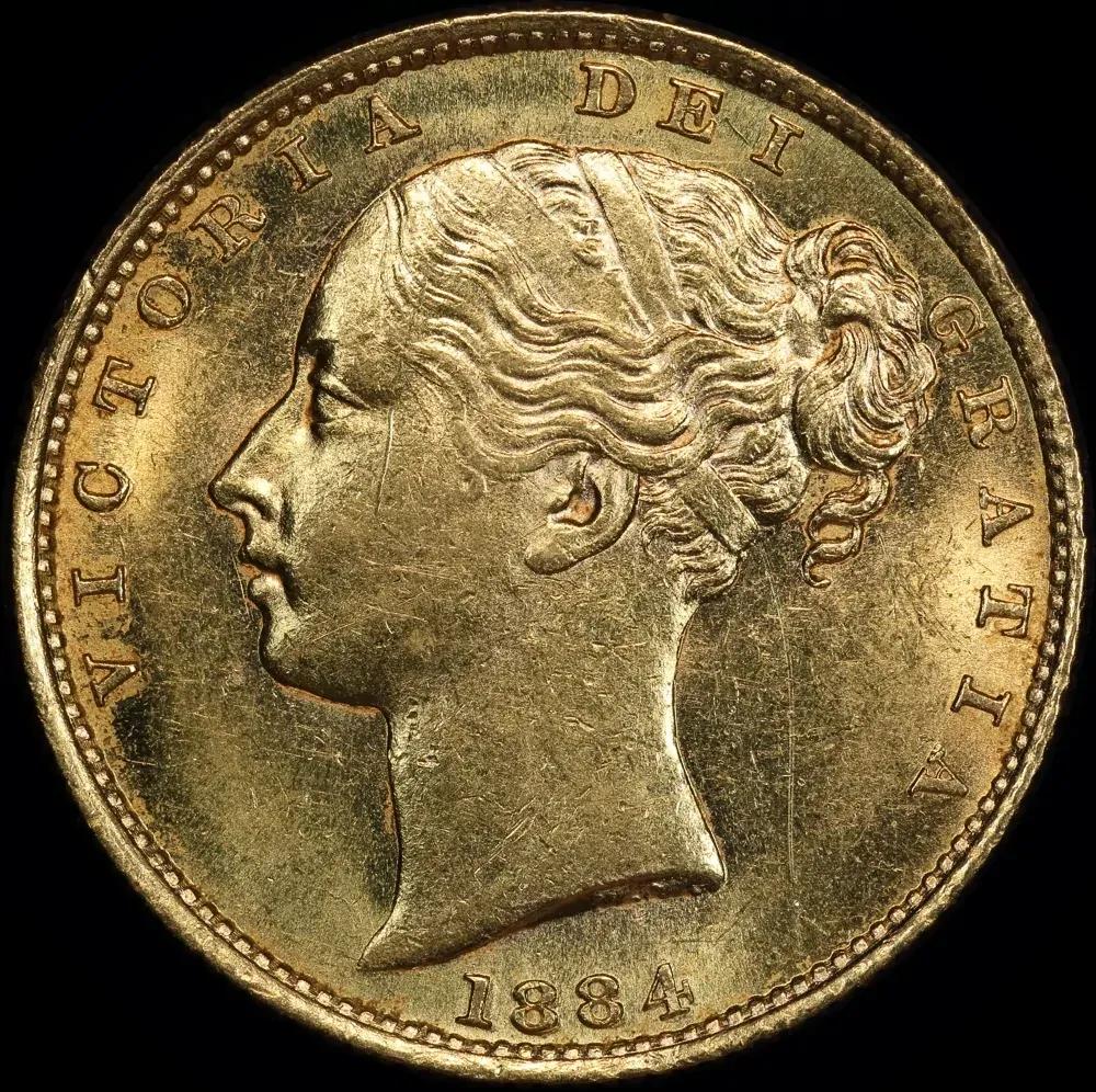 1884 Sydney Shield Sovereign good EF product image
