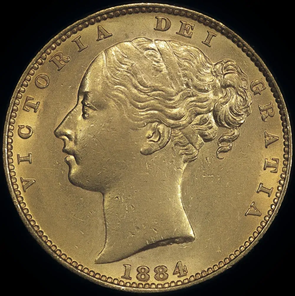 1884 Melbourne Shield Sovereign Extremely Fine product image