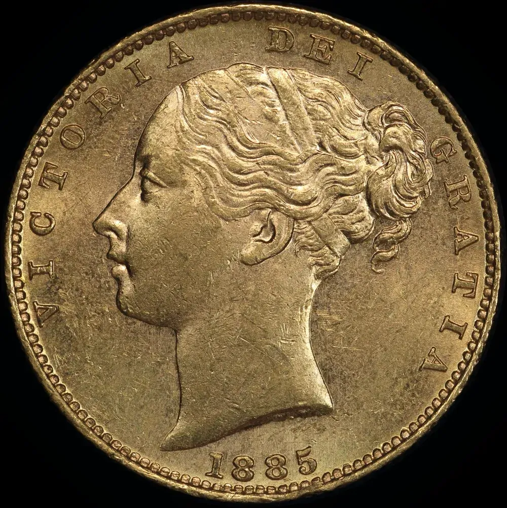 1885 Melbourne Shield Sovereign good EF product image