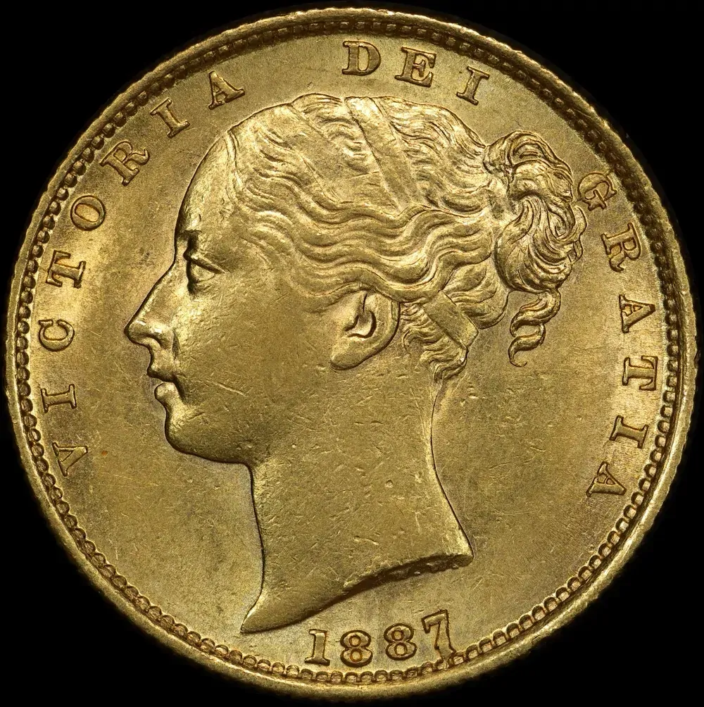 1887 Sydney Shield Sovereign good EF product image