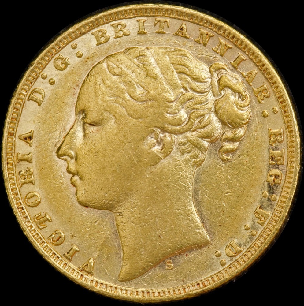 1871 Sydney Young Head Sovereign about EF product image