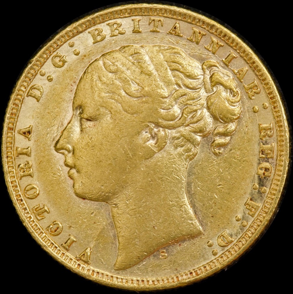 1871 Sydney Young Head Sovereign about EF product image