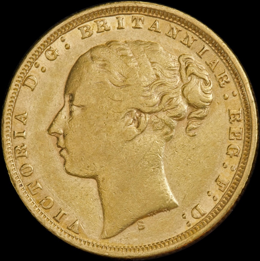 1876 Sydney Young Head Sovereign Very Fine product image