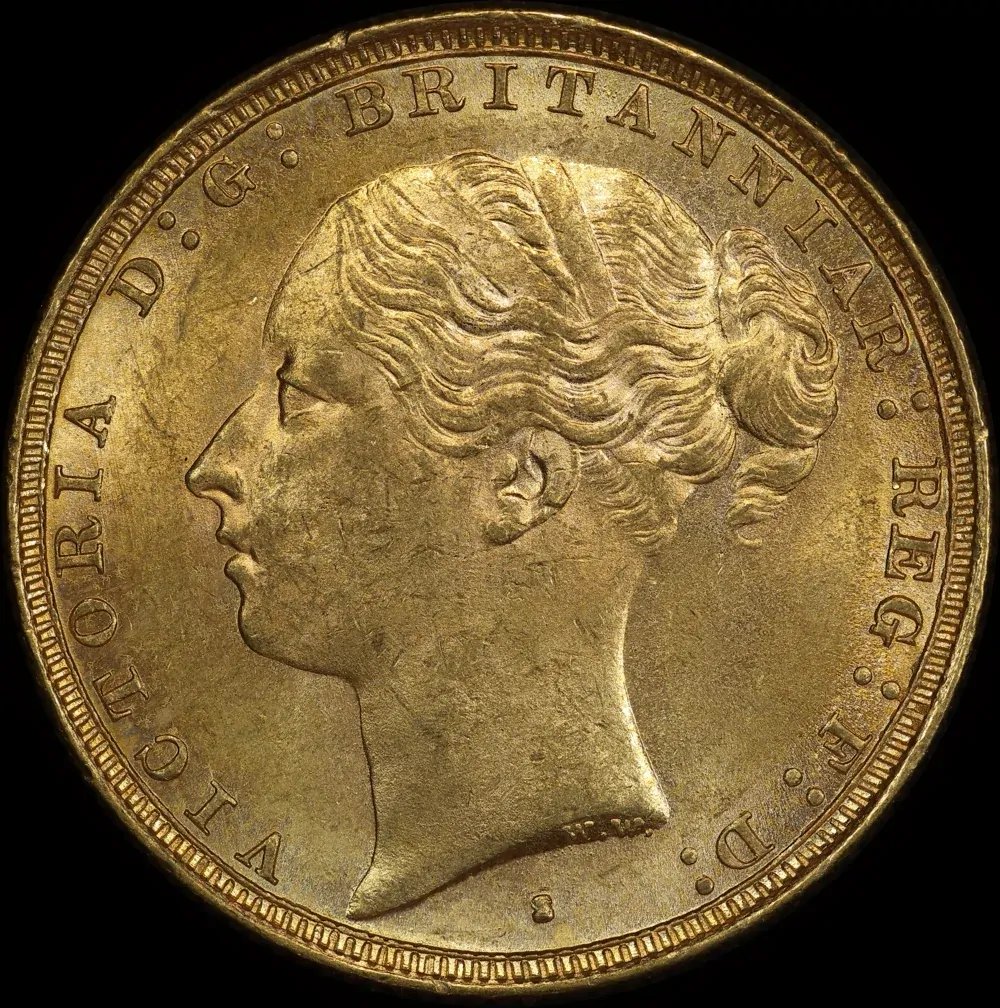 1882 Sydney Young Head Sovereign good EF product image
