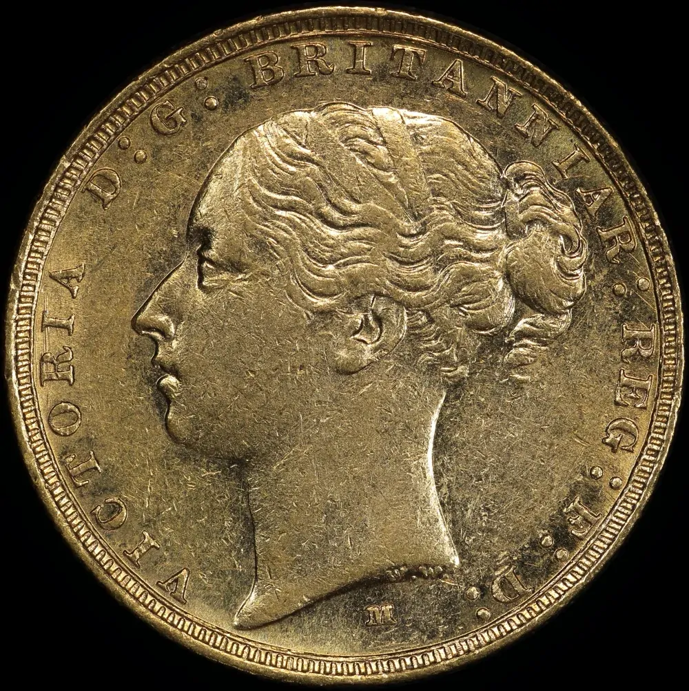 1882 Melbourne Young Head Sovereign Extremely Fine product image