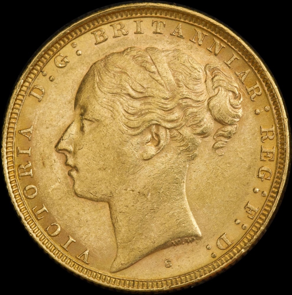 1883 Sydney Young Head Sovereign good EF product image