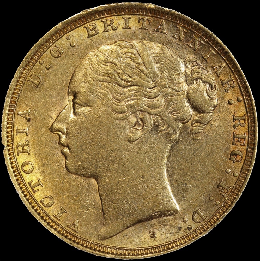 1885 Sydney Young Head Sovereign good EF product image