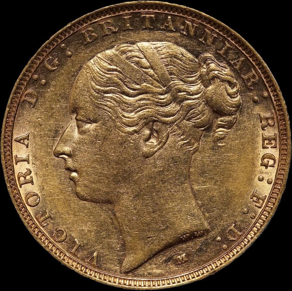 1886 Melbourne Young Head Sovereign Extremely Fine product image