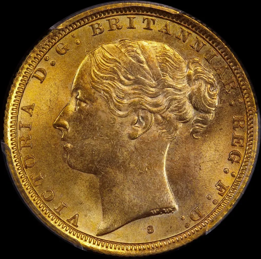 1887 Sydney Young Head Sovereign Choice Unc (PCGS MS63) product image