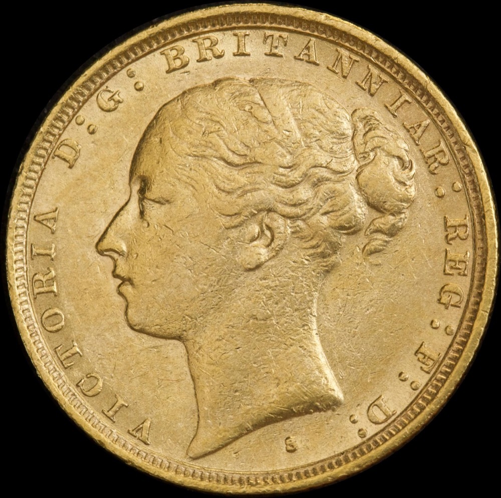 1887 Sydney Young Head Sovereign Extremely Fine product image