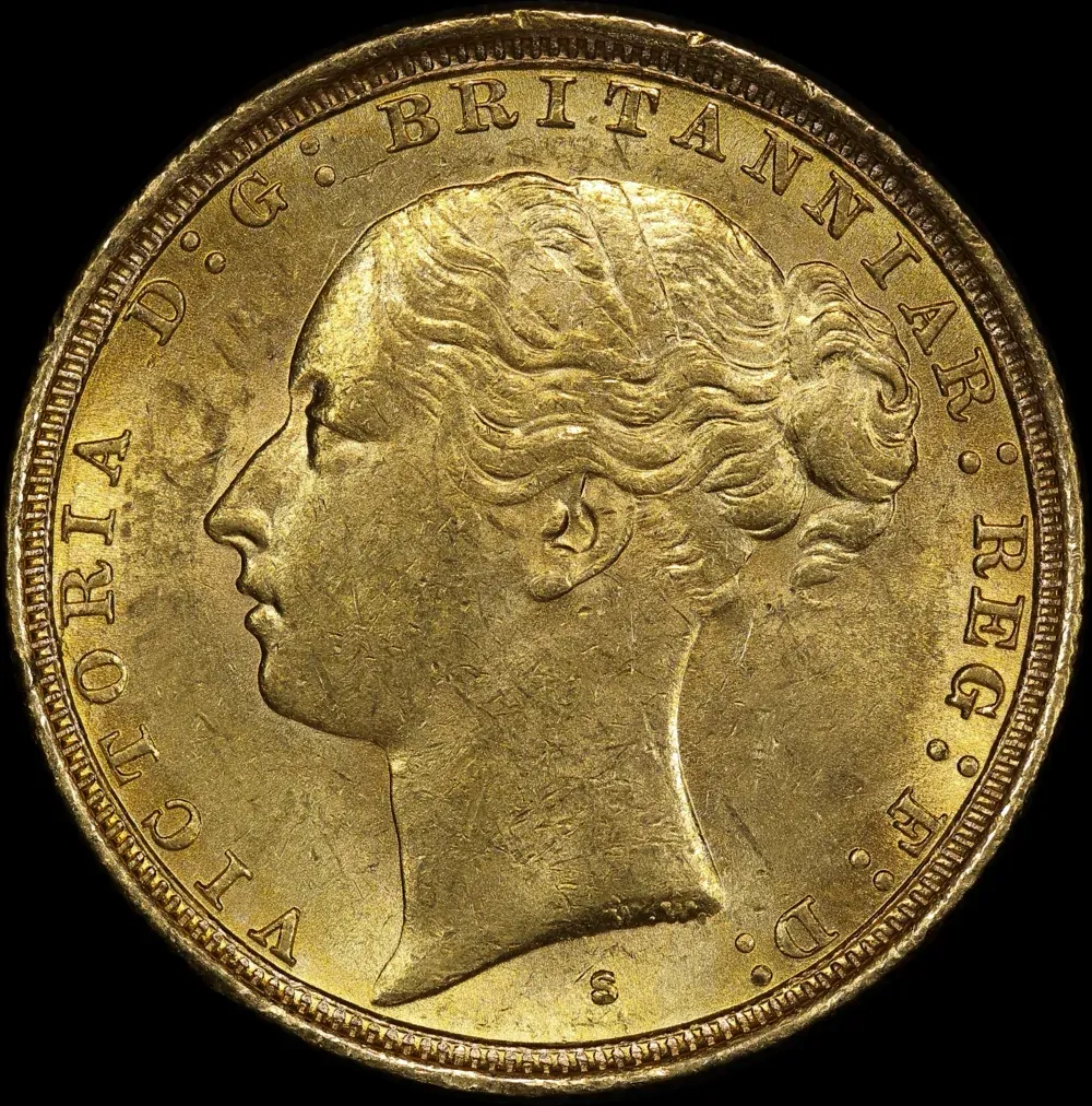 1887 Sydney Young Head Sovereign good EF product image