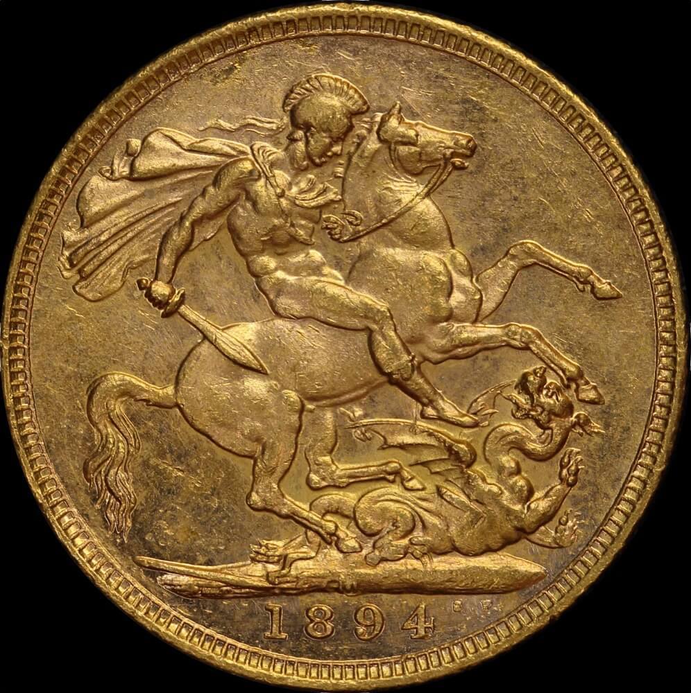 1894 Melbourne Veiled Head Sovereign Uncirculated product image