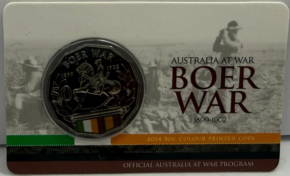 2014 50 Cent Uncirculated Coin Australia At War - Boer War product image