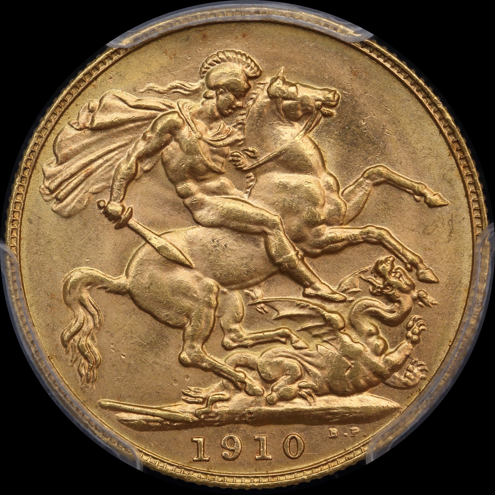 1910 Perth Edward VII Sovereign Unc (PCGS MS62) product image