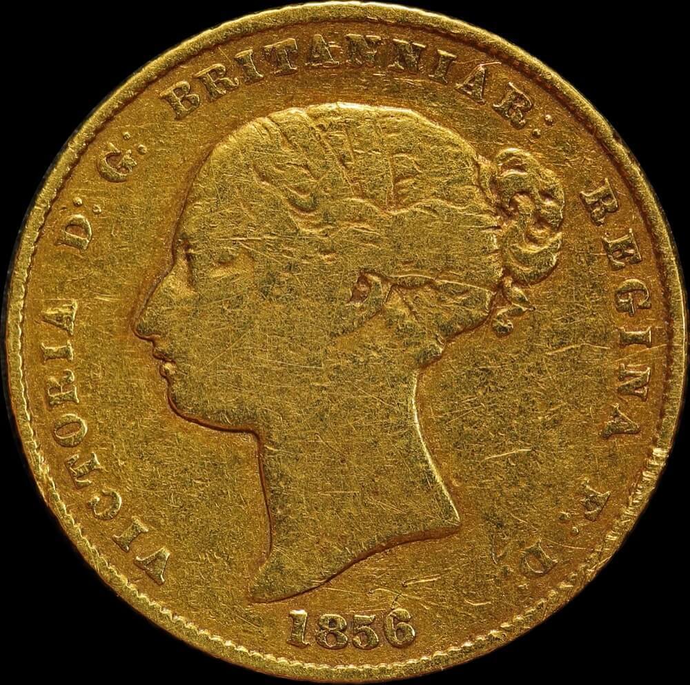 1856 Sydney Mint Type I Half Sovereign Very Good product image