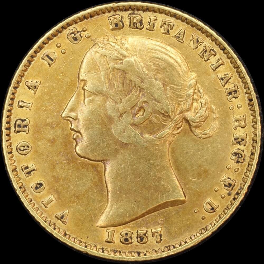 1857 Sydney Mint Type II Half Sovereign Very Fine product image
