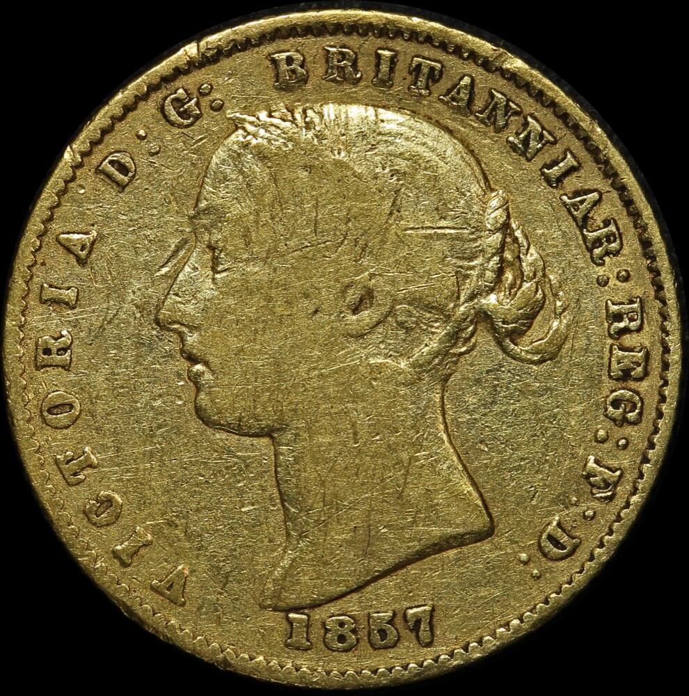 1857 Sydney Mint Type II Half Sovereign Very Good product image