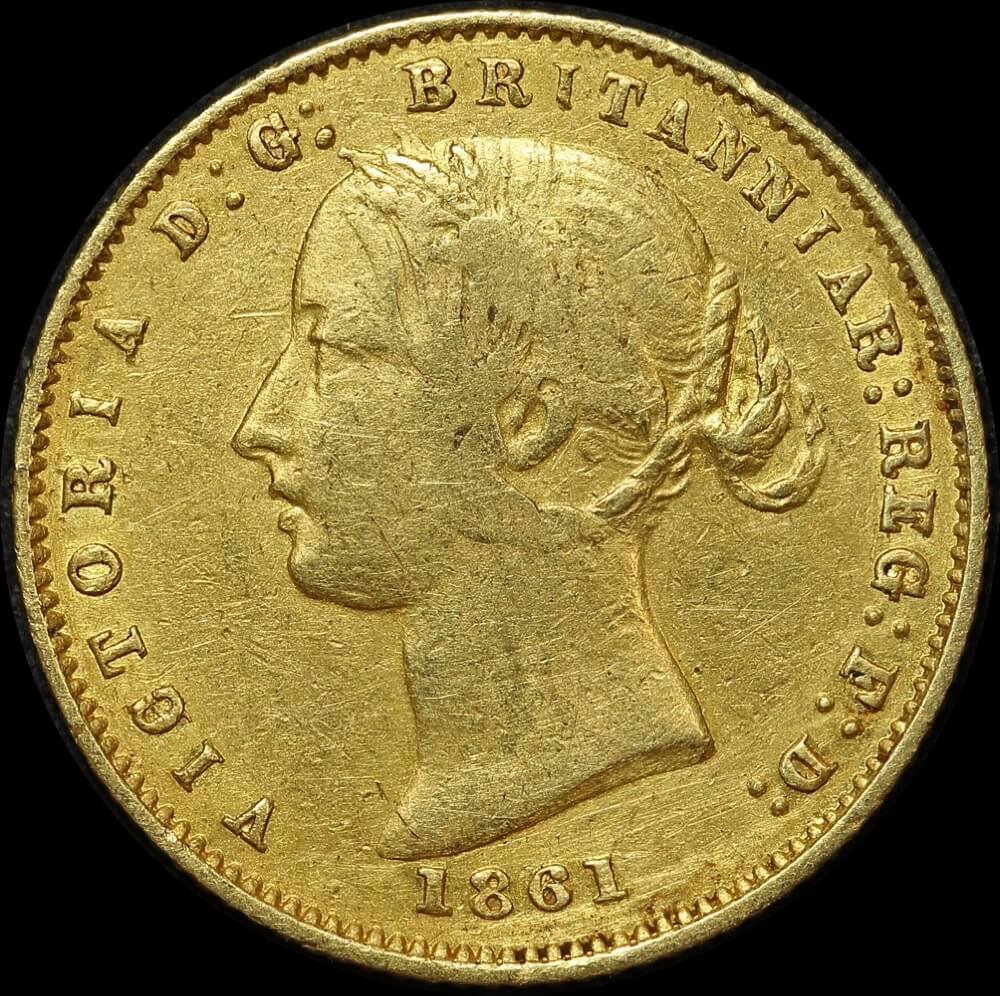 1861 Sydney Mint Type II Half Sovereign good Fine product image