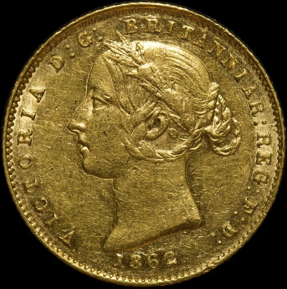 1862 Sydney Mint Type II Half Sovereign Extremely Fine product image