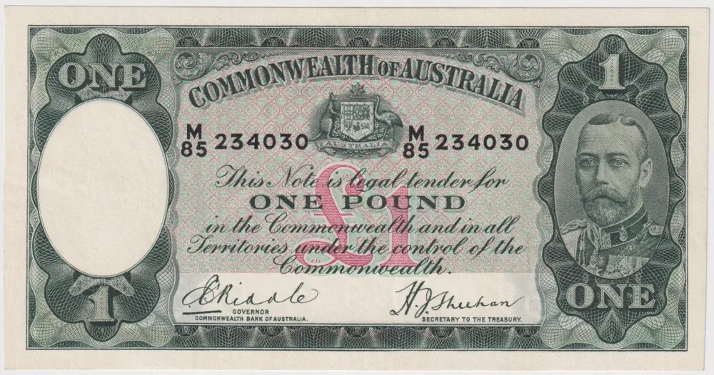 1933 One Pound Riddle/Sheehan R28 Extremely Fine product image