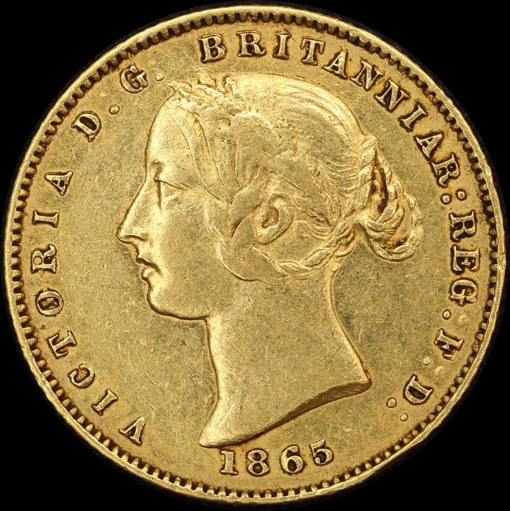 1865 Sydney Mint Type II Half Sovereign good Very Fine product image