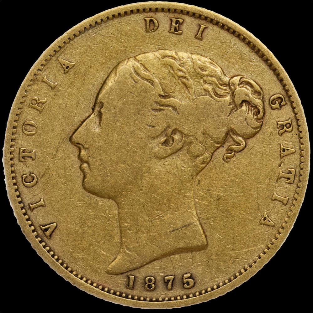 1875 Sydney Young Head Half Sovereign Fine product image