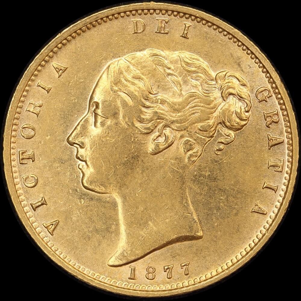 1877 Melbourne Young Head Half Sovereign PCGS AU55 product image