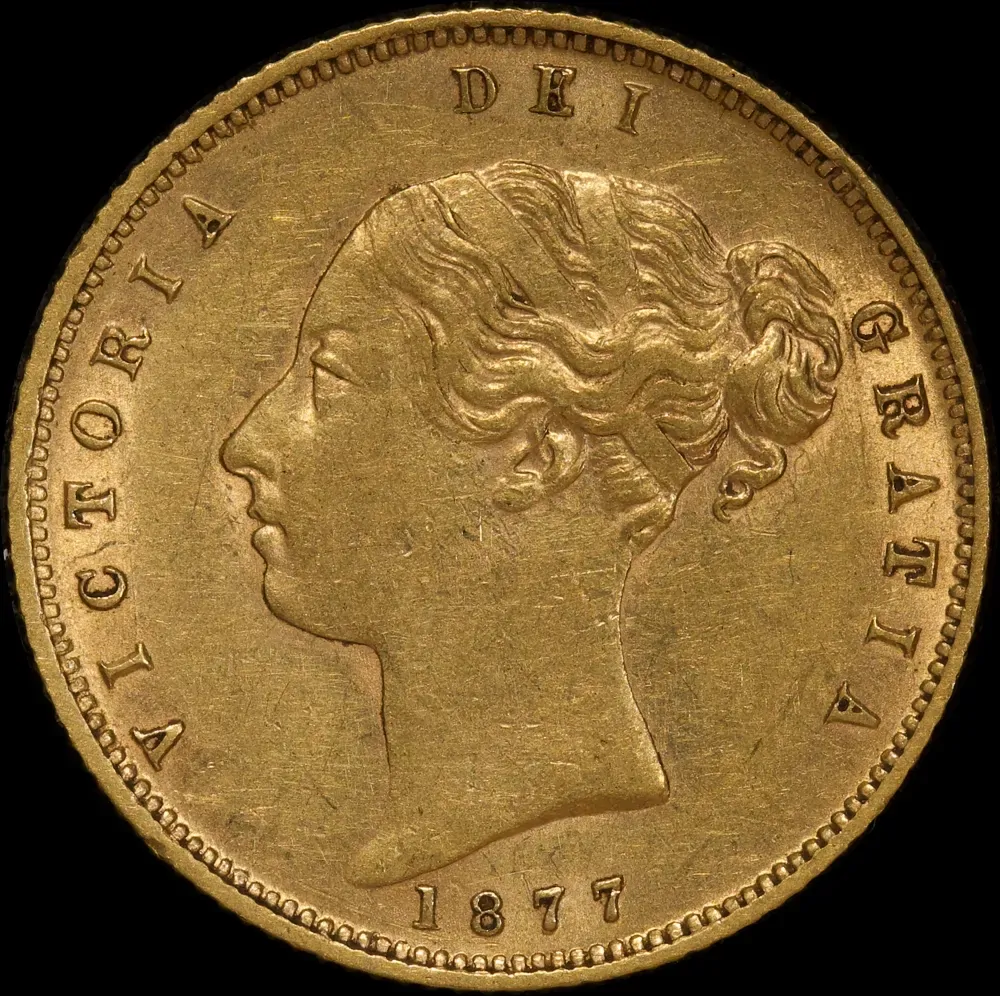 1877 Melbourne Young Head Half Sovereign Extremely Fine product image