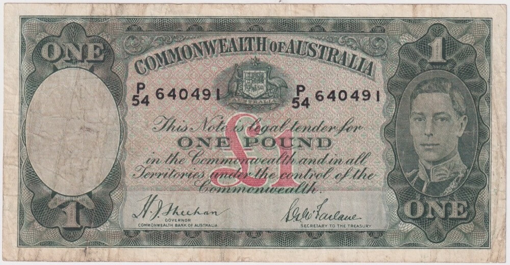 1938 One Pound Sheehan/McFarlane R29 Fine product image