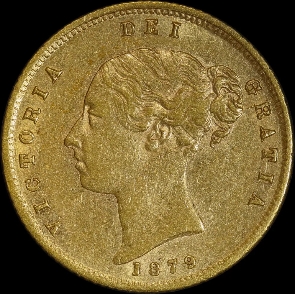 1879 Sydney Young Head Half Sovereign Extremely Fine product image