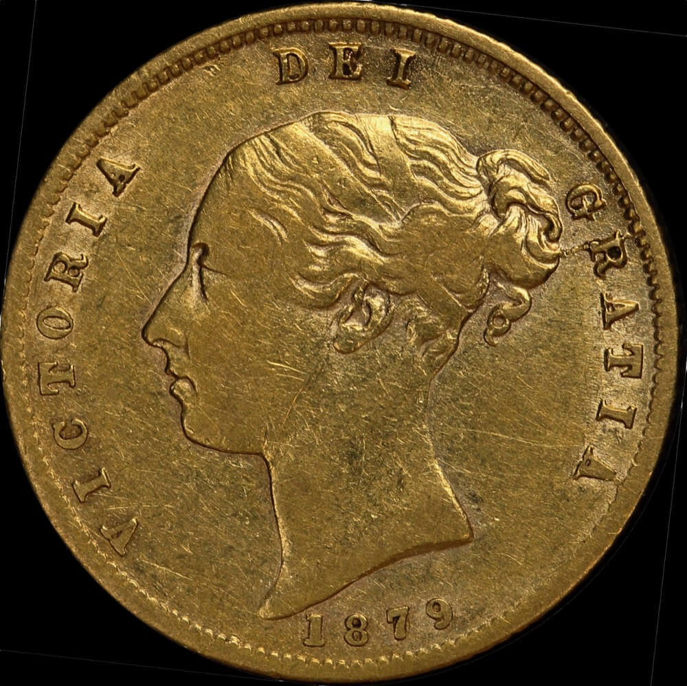 1879 Sydney Young Head Half Sovereign Very Fine product image