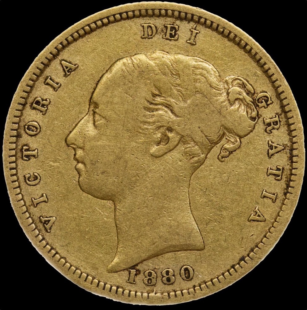 1880 Sydney Young Head Half Sovereign Fine product image