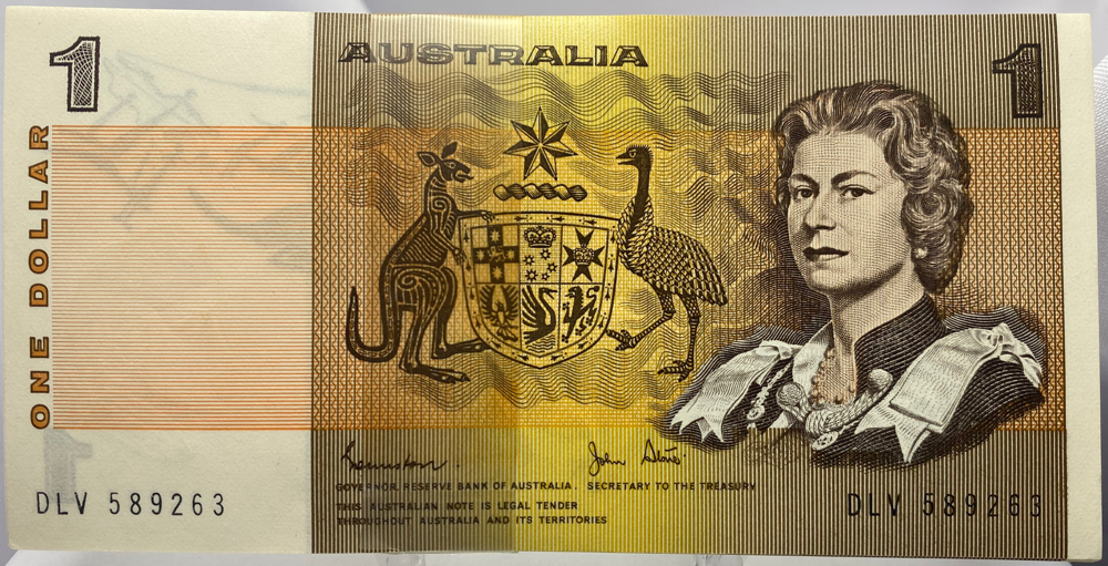 1982 $1 Near Bundle of 99 Consecutive Notes Johnston/Stone R78 Uncirculated  product image