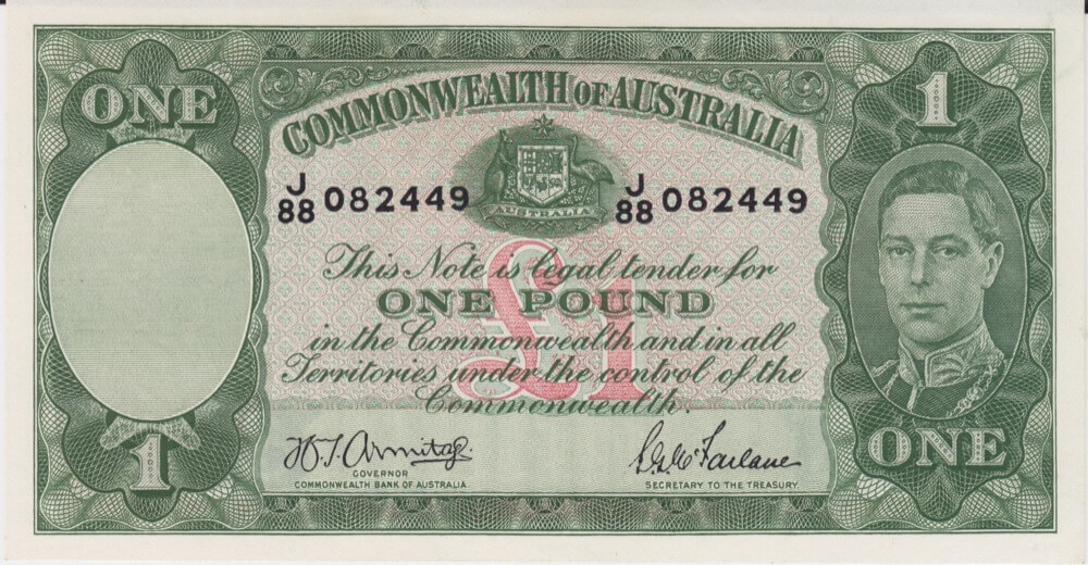 1942 One Pound Armitage/McFarlane R30A Uncirculated product image