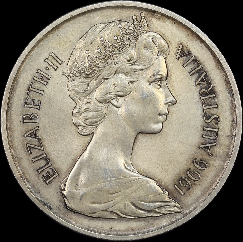 Australia 1966 Silver Obverse Uniface One Dollar Pattern product image