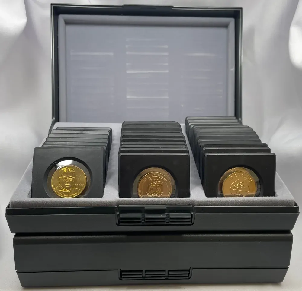 Australia 1984 ~ 2004 Set of 68 One Dollar Coins Uncirculated product image