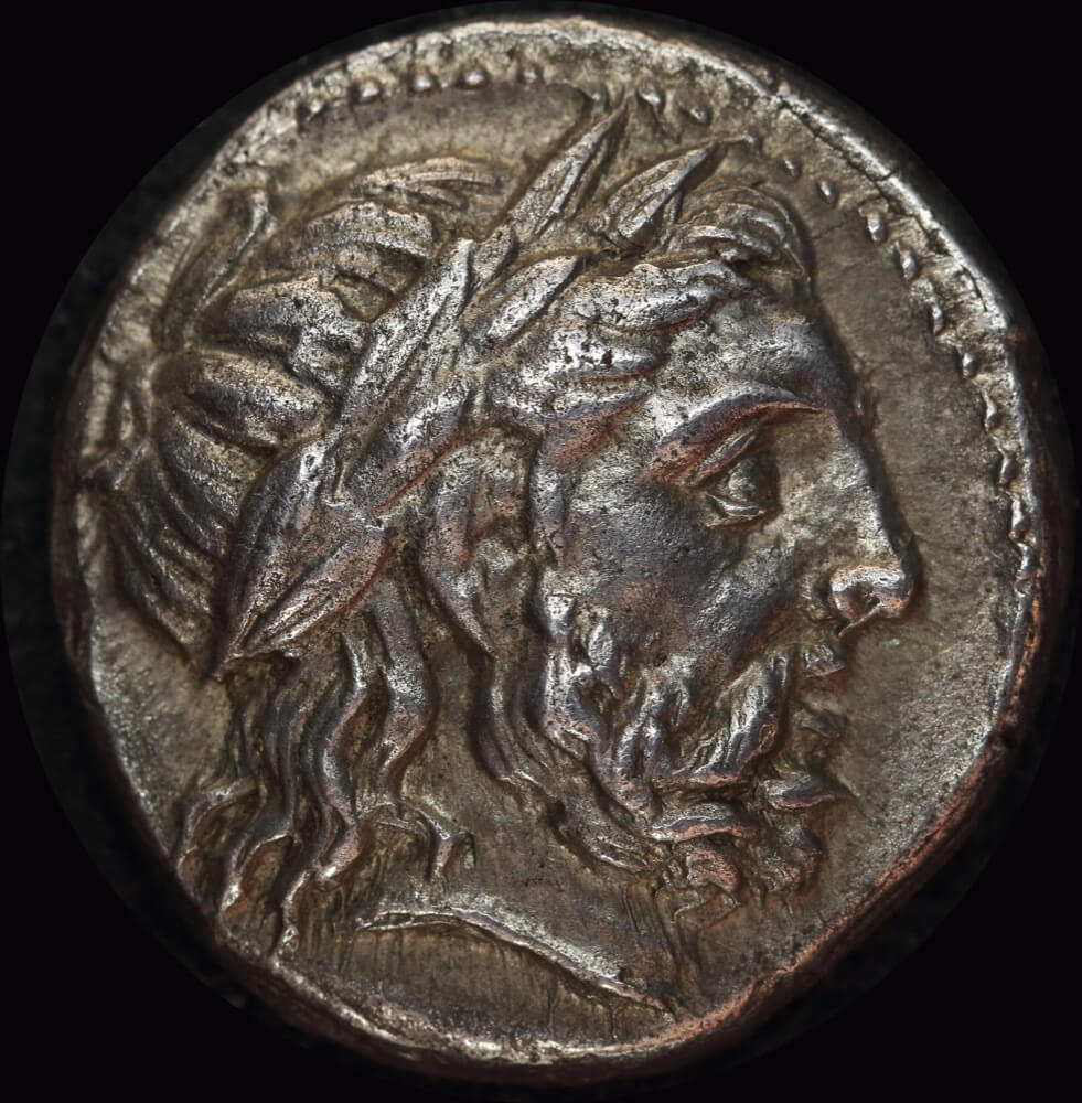 Kingdom of Macedon Philip II Silver Tetradrachm 359 ~ 336BC Zeus / Rider S# 6683 Extremely Fine product image