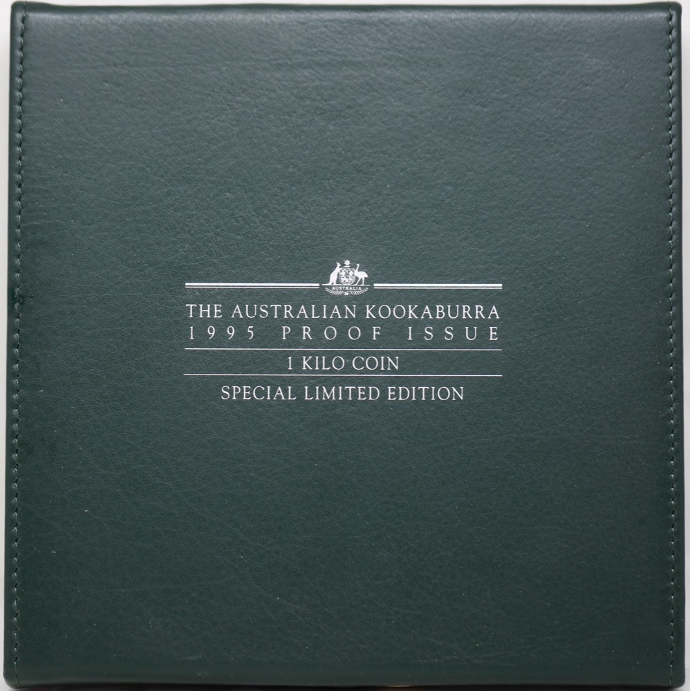 Australia 1995 Silver 1 Kilogram Proof Kookaburra Morgan Dollar Privy Mark product image