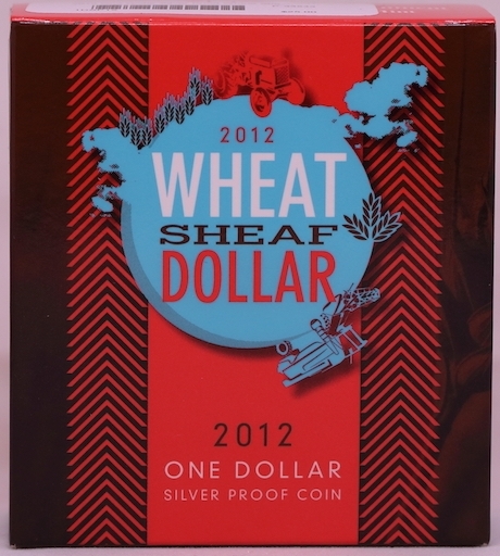 2012 One Dollar Silver Proof Coin Wheat Sheaf  product image