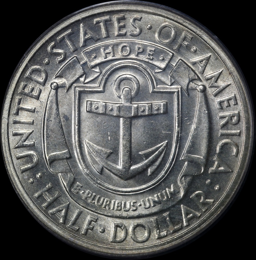 United States 1936 Silver Half Dollar Rhode Island Commemorative PCGS MS65 product image