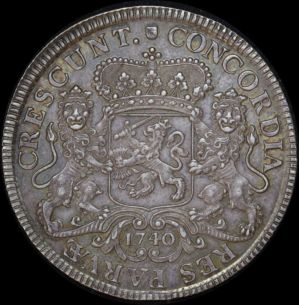 Netherlands (Utrecht) 1740/30 Silver Ducaton / Rider KM#92 about Unc product image