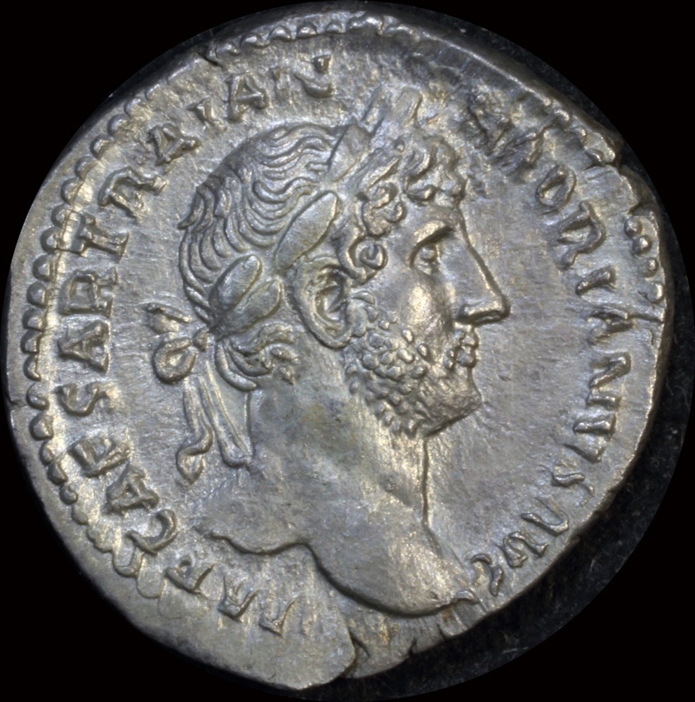 Ancient Rome (Imperial) 119-122 AD Hadrian Silver Denarius Fortuna BMC 171 about EF product image