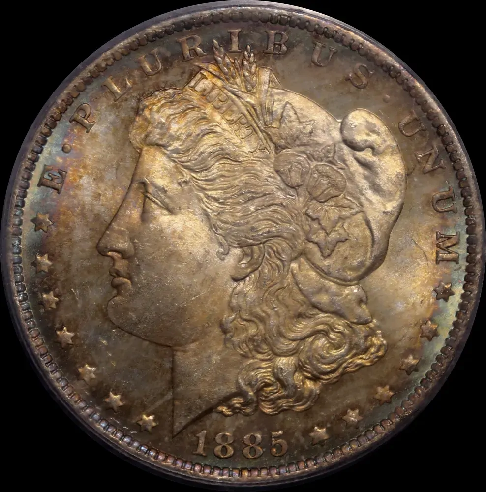 United States 1885-O Silver Morgan Dollar PCGS MS64 product image