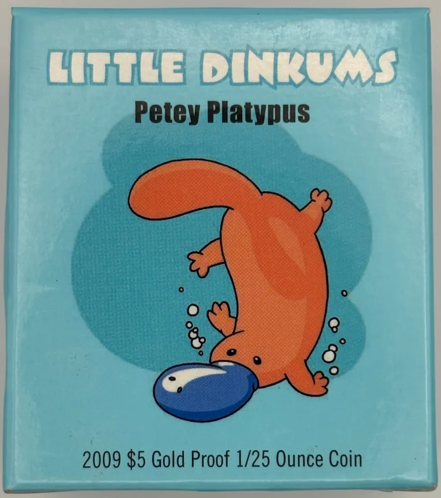 2009 Gold $5 Proof Little Dinkums Petey Platypus product image